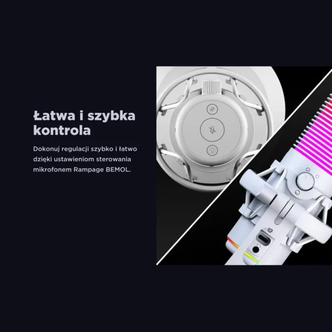 Rampage Bemol RGB USB-C biały — image 10