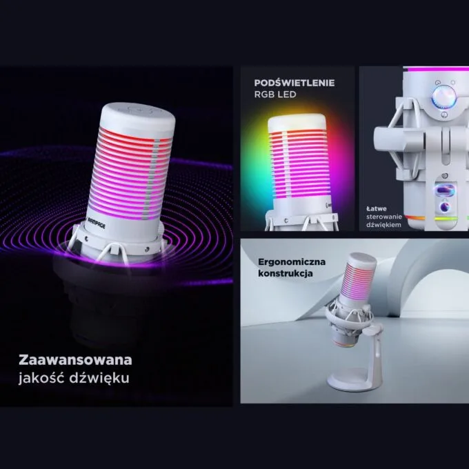Rampage Bemol RGB USB-C biały — image 7