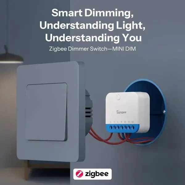 Sonoff Zigbee Smart Dimmer Wall Switch MINI-ZBDIM-E — image 3