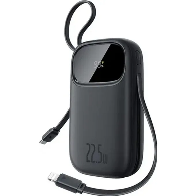 Baseus EnerFill FC31 10000 mAh 22.5W USB-C + Lightning Black — image 1