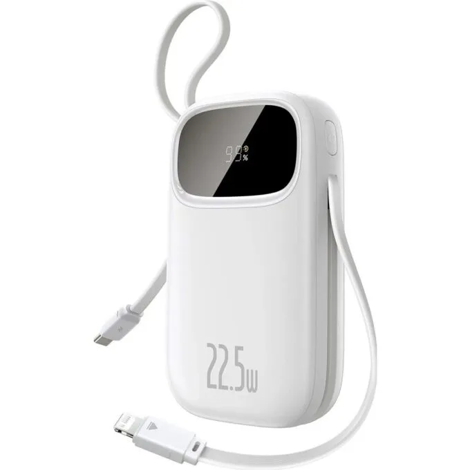 Baseus EnerFill FC31 20000 mAh 22.5W USB-C + Lightning white — image 1