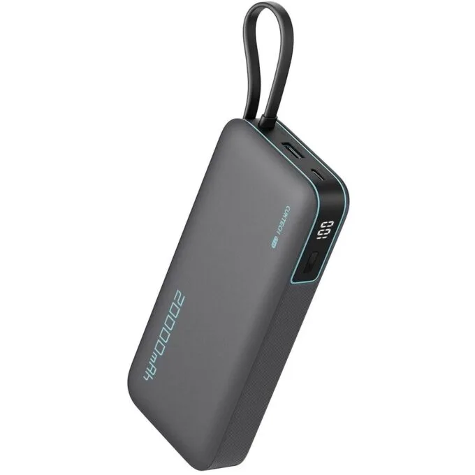 Cuktech CUKP200NGLDG 55W 20000 mAh USB-C grey — image 1