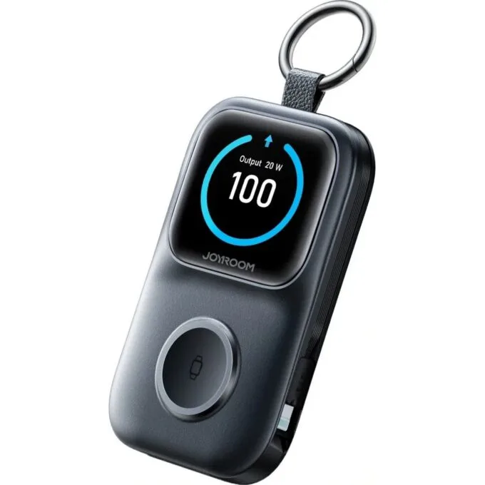 Joyroom JR-W19 5000 mAh z ładowaniem bezprzewodowym zegarka 5 W czarny — image 3