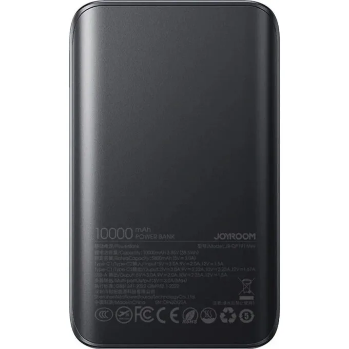 Joyroom JR-QP191 Star Series Mini 10000 mAh 22.5W with digital display black — image 6