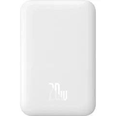 Baseus Airpow 6000 mAh 20W magnetic with Baseus Simple white cable