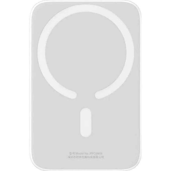Baseus Airpow 6000 mAh 20W magnetic with Baseus Simple white cable — image 2