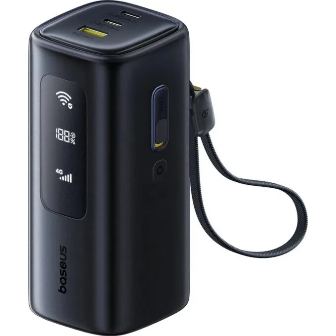 Baseus EnerGeek GX11 MiFi 20000 mAh 67W with Wi-Fi function black — image 2