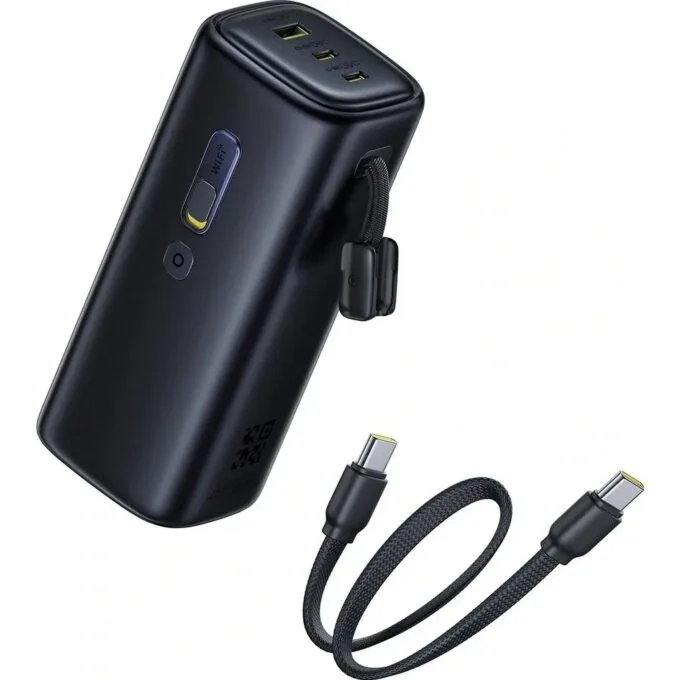 Baseus EnerGeek GX11 MiFi 20000 mAh 67W with Wi-Fi function black — image 4