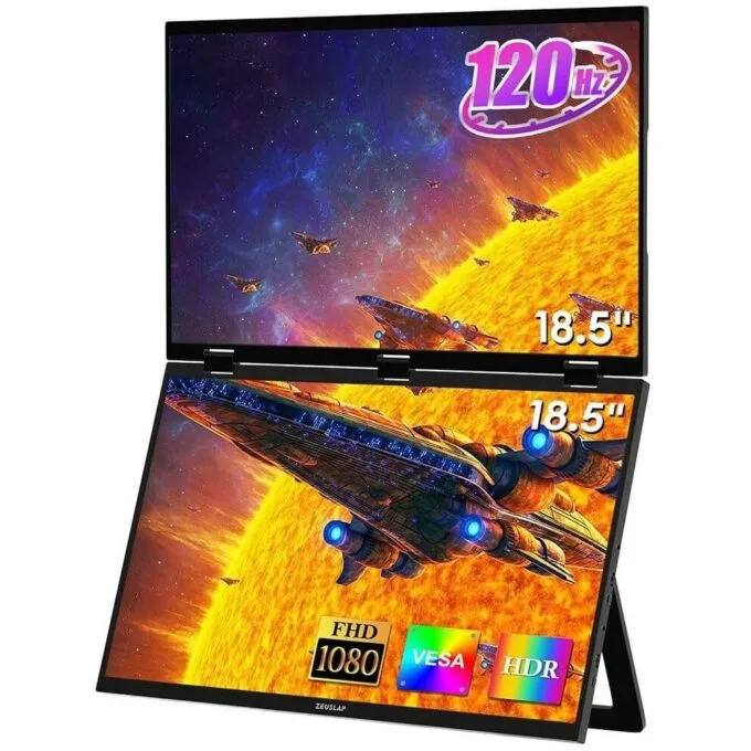 ZEUSLAP Z18W - 120Hz Full HD | IPS | 2x18.5" — image 1