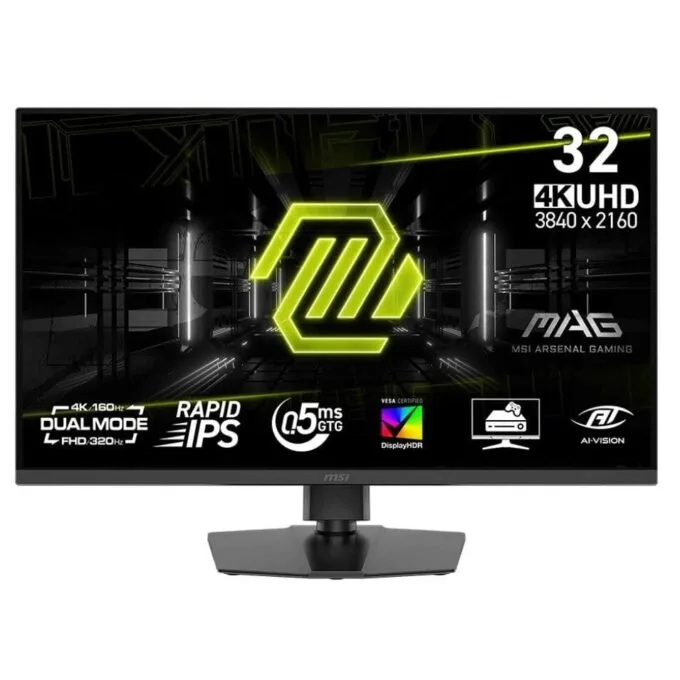 MSI MAG 322URDF E16 - 320Hz Full HD | 160Hz 4K | Rapid IPS | 31.5" — image 1