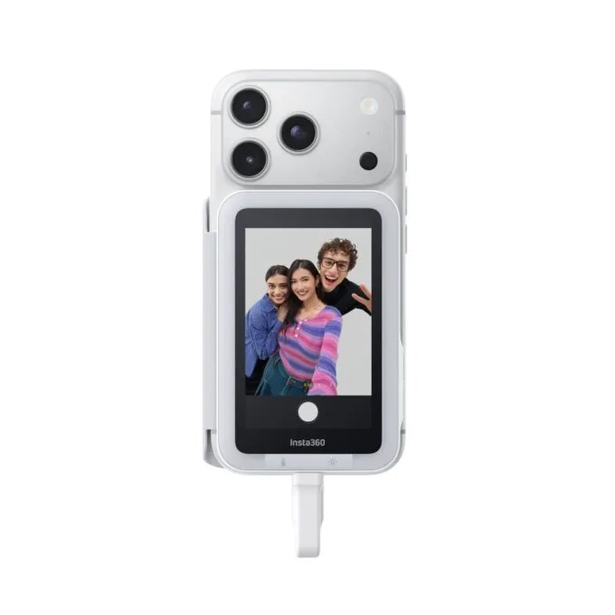 Insta360 Snap Selfie Screen with Light - USB-C Rear Camera Selfie Screen for iPhone-Android — image 1