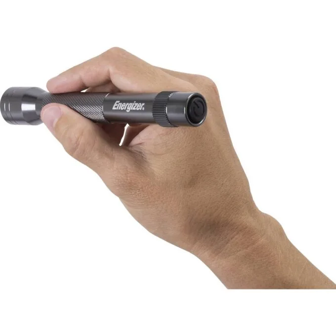 Energizer Light Torch 90 Lumens 25 Hrs & Rear Push Button (2AA) - Metal Light — image 2