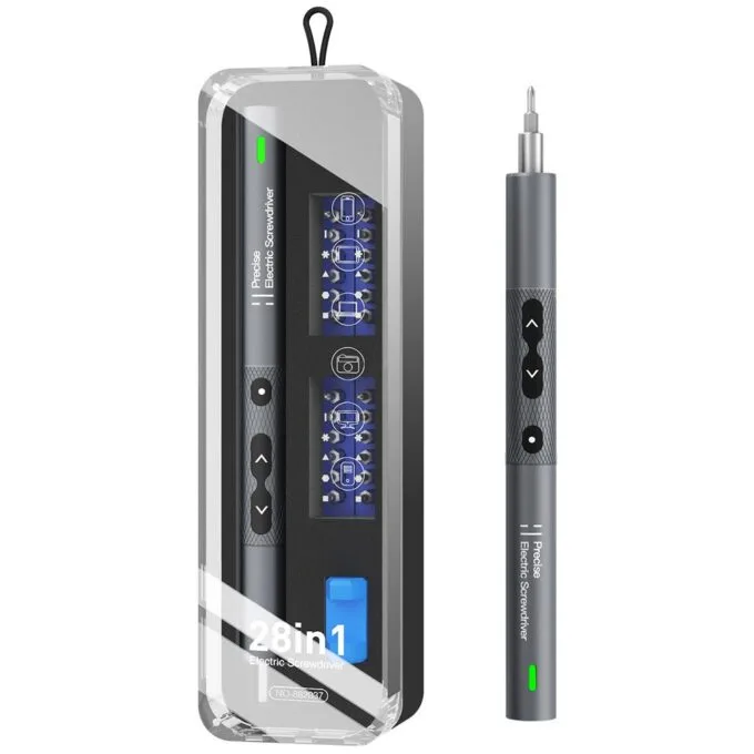 Noyafa Screwdriver Pen Cordless Electric Precision Tool with 24 Magnetic Bits and LED NF-N30 — image 1