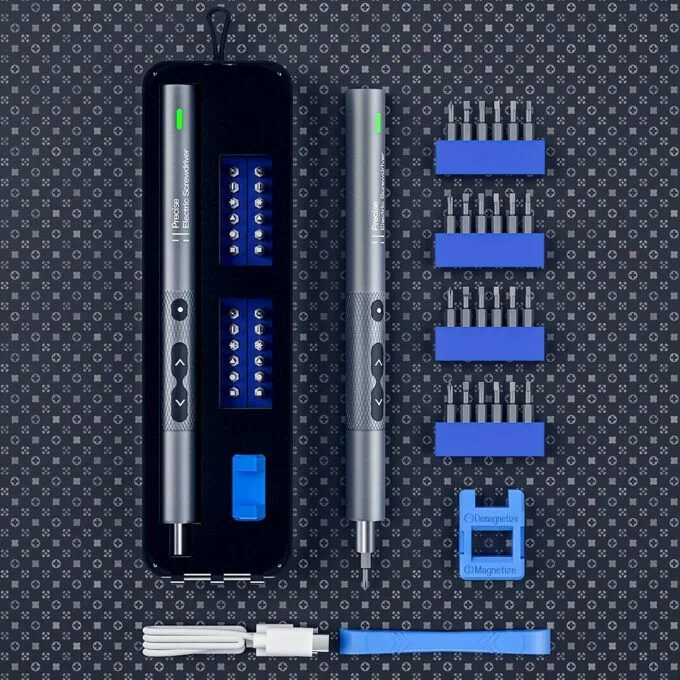 Noyafa Screwdriver Pen Cordless Electric Precision Tool with 24 Magnetic Bits and LED NF-N30 — image 7