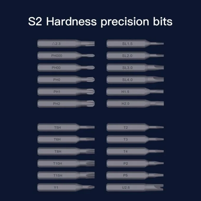 Noyafa Screwdriver Pen Cordless Electric Precision Tool with 24 Magnetic Bits and LED NF-N30 — image 5