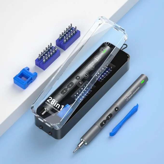 Noyafa Screwdriver Pen Cordless Electric Precision Tool with 24 Magnetic Bits and LED NF-N30 — image 3