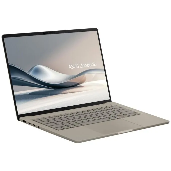 ASUS ZenBook A14 OLED UX3407NA-QD166W - Snapdragon X2-88-100 | 14" | 16GB | 512GB | W11H | Beige — image 2