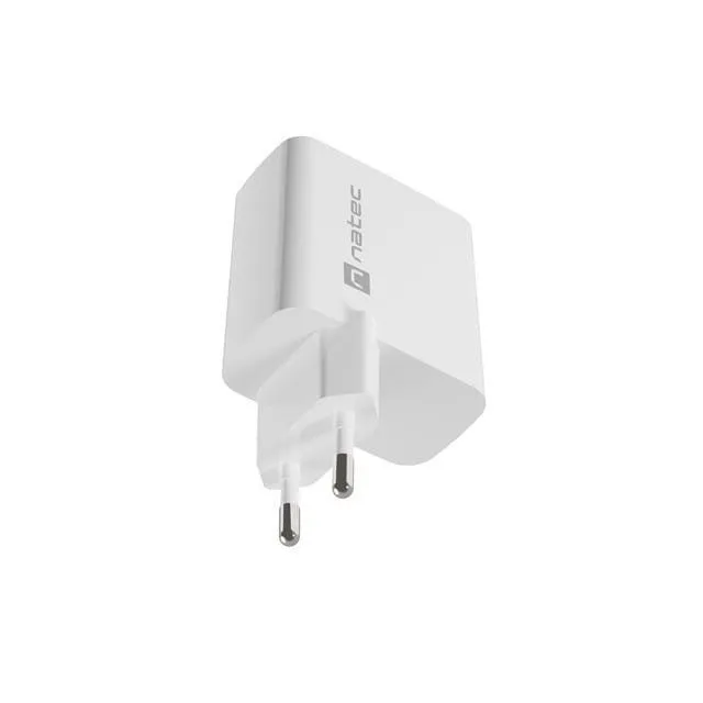 Natec Ribera GAN 45W USB-A USB-C white — image 5