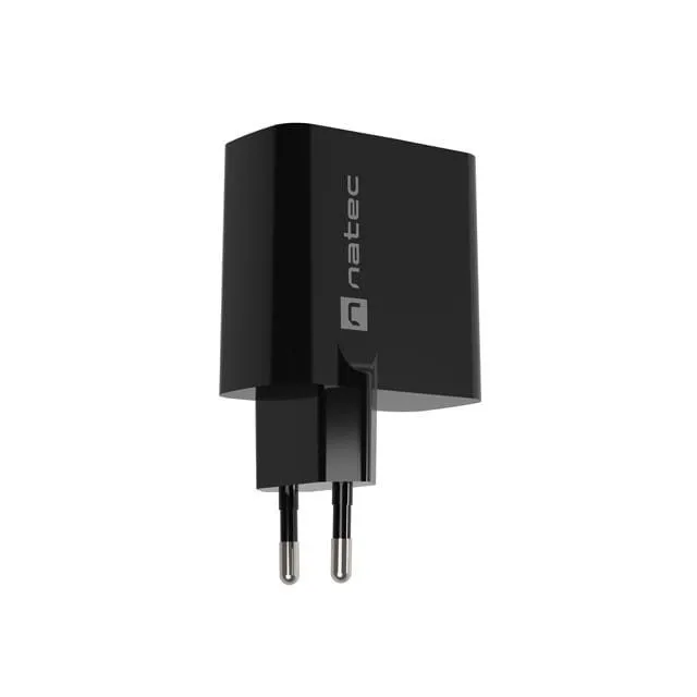 Natec Ribera GAN 45W USB-A USB-C black — image 5