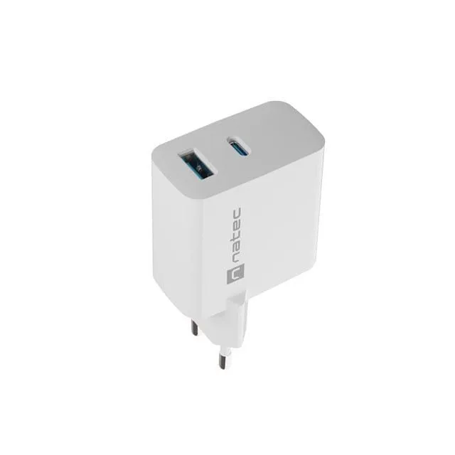 Natec Ribera GaN 65W USB-A USB-C biała — image 7