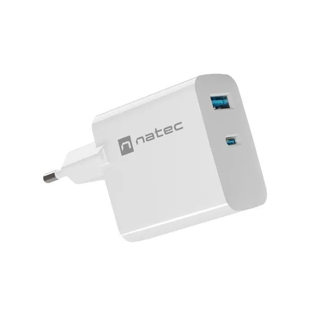 Natec Ribera GaN 65W USB-A USB-C biała — image 9