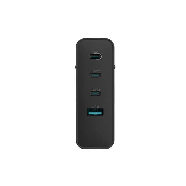 Natec Ribera GAN 100W USB-A + 3x USB-C black — image 4