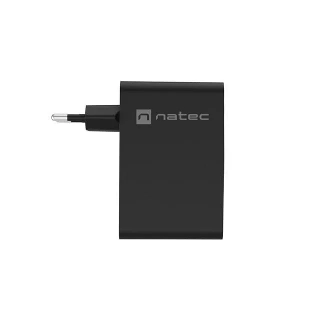 Natec Ribera GAN 100W USB-A + 3x USB-C black — image 7