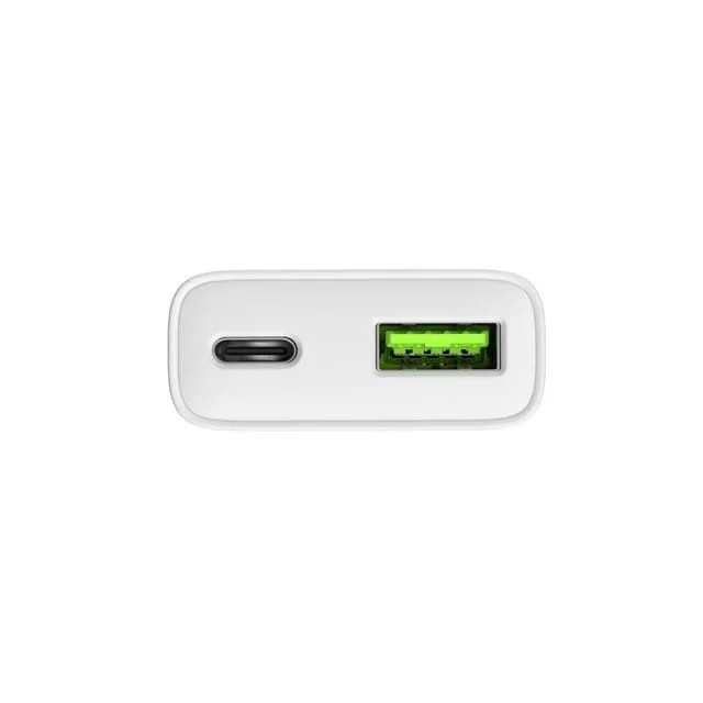 Natec Ribera GAN Slim 20W USB-A USB-C white — image 2