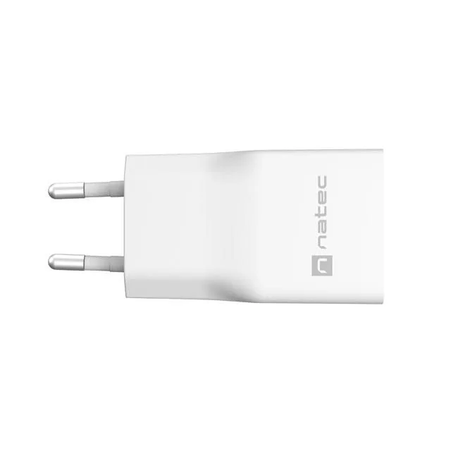 Natec Ribera GAN Slim 20W USB-A USB-C white — image 3
