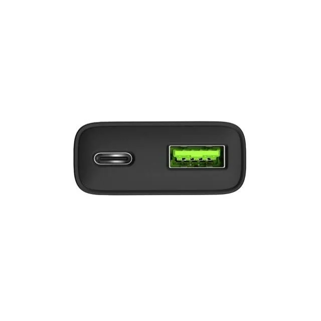 Natec Ribera GAN Slim 20W USB-A USB-C black — image 2