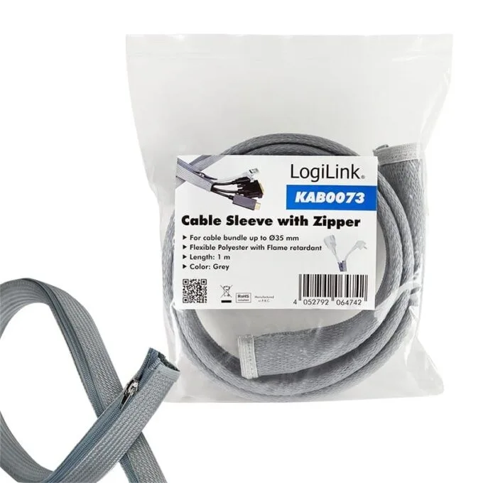 LogiLink elastic 1.0m x 50mm grey — image 3