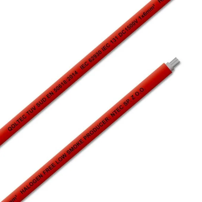 Qoltec Solar cable photovoltaic | 6mm2 | 100m | red — image 2