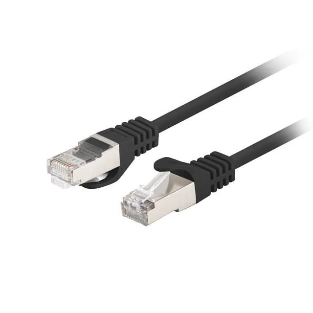 Lanberg 10-Pack Patchcord cat.6 FTP 2m black Fluke Passed — image 1