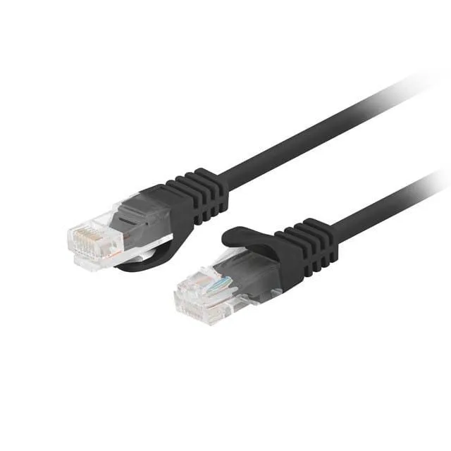 Lanberg 10-Pack Patchcord cat.6 UTP 3m black Fluke Passed — image 1