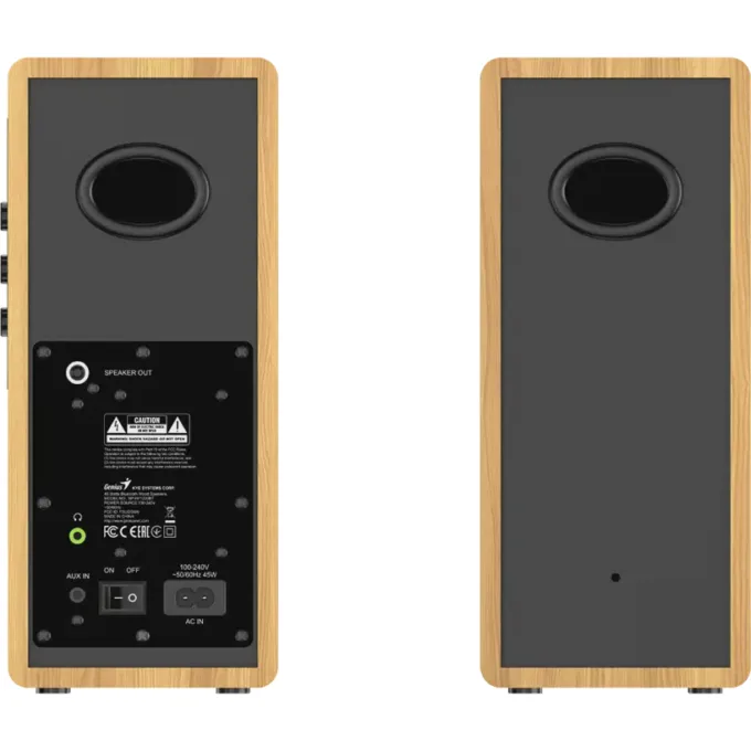 Genius PC Speakers Pine Wood 45 Watts Bluetooth SP-HF1220BT — image 4