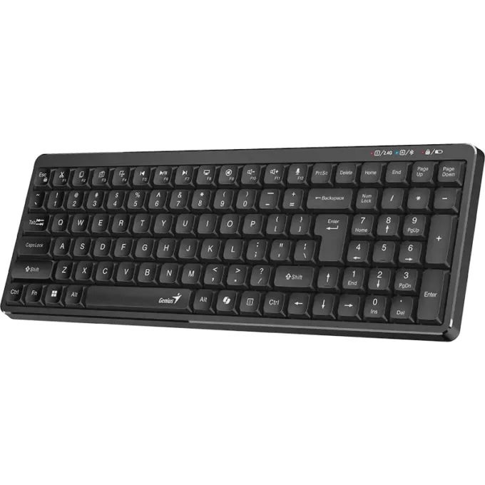 Genius Keyboard Wireless & BT Retro Typewriter Keycaps LuxeMate Q7100BT — image 4