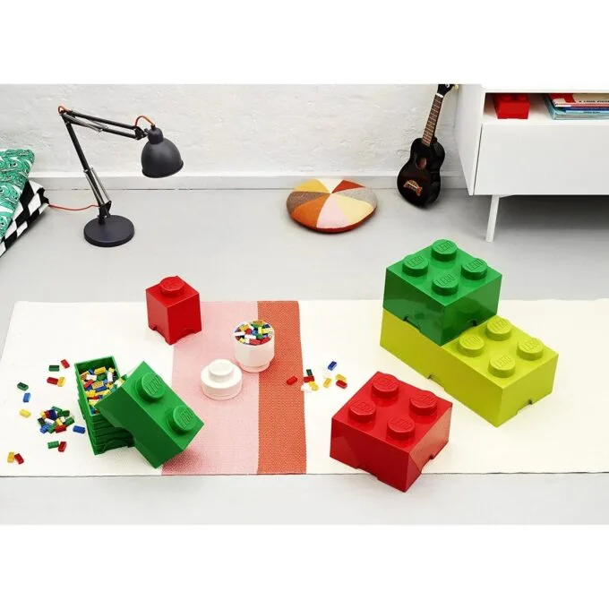 Lego Storage Brick 4 Red — image 3