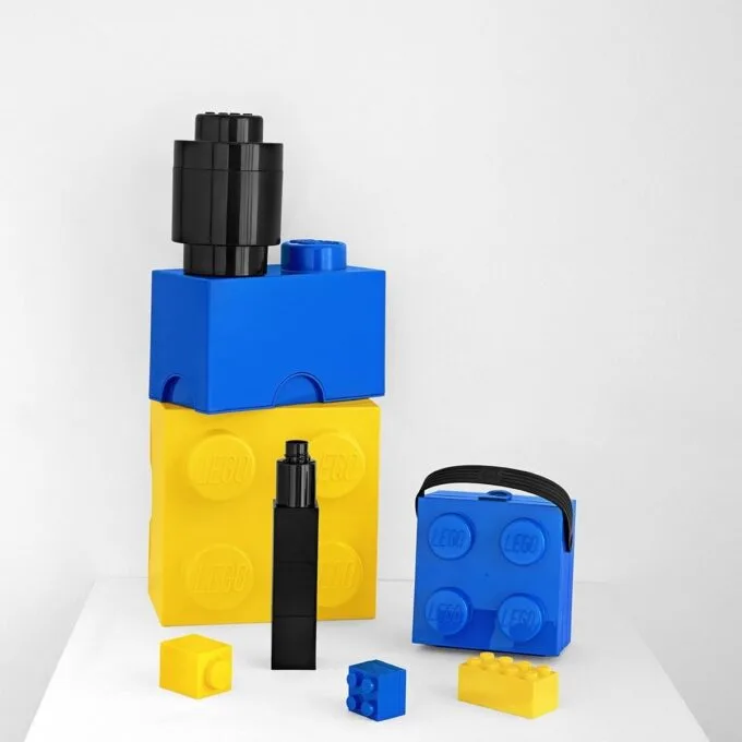 Lego Storage Brick 4 blue — image 3