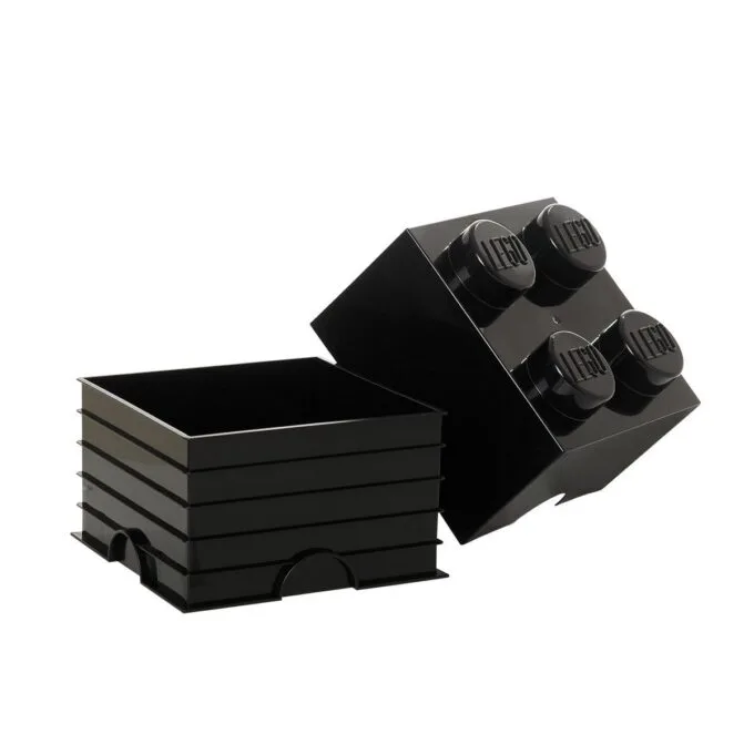 Lego Storage Brick 4 Black — image 2