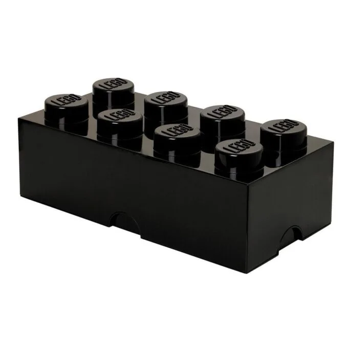 Lego Storage Brick 8 Black — image 1