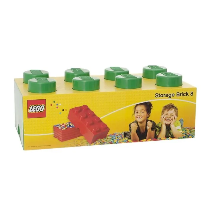 Lego Storage Brick 8 green — image 2