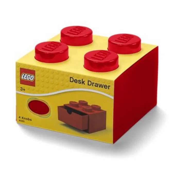 Lego Brick 4 Desk Drawr Red — image 1