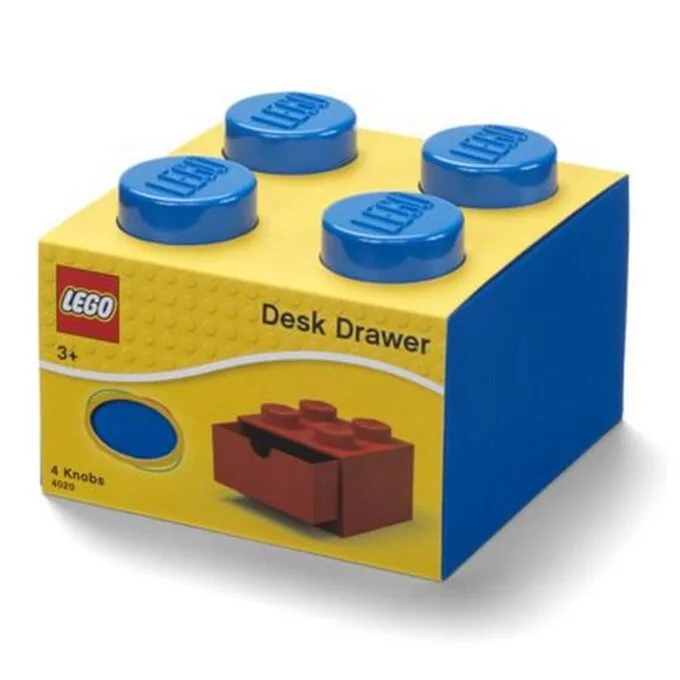 Lego Brick 4 Desk Drawr blue — image 1