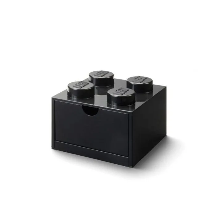Lego Brick 4 Desk Drawer Black — image 3
