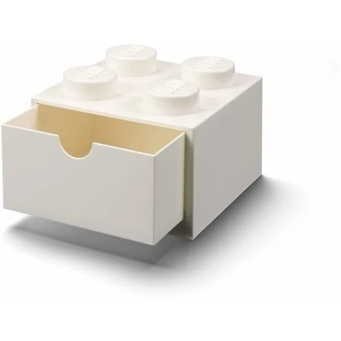 Lego Brick 4 Desk Drawer White — image 2