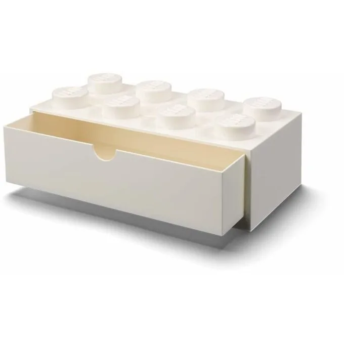 Lego Brick 8 Desk Drawer White — image 2