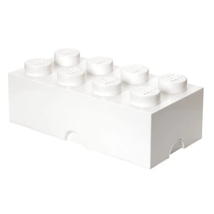 Lego Storage Brick 8 White — image 1
