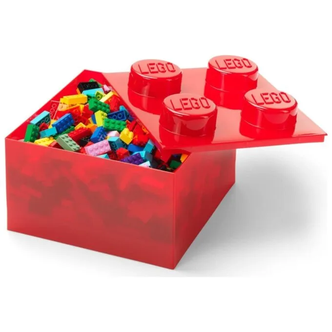 Lego Brick 4,40090804 red transparent — image 3