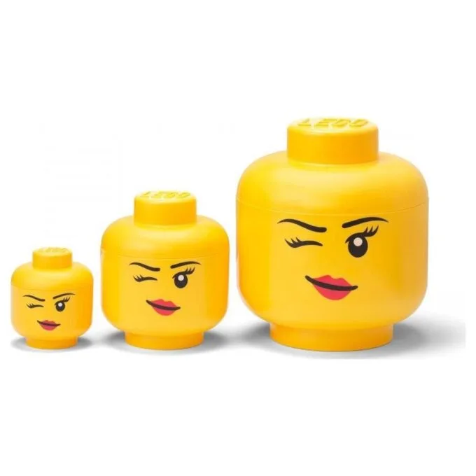 Lego Head Girl Eye Large, small, mini set 3pcs 43340802 — image 1