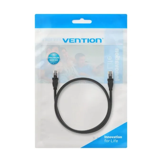 Vention NETWORK Cable CAT6 UTP Crystal Head 5.0m Black IBBBJ — image 9